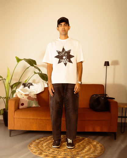 STAR OFF WHITE T-SHIRT (Unisex)