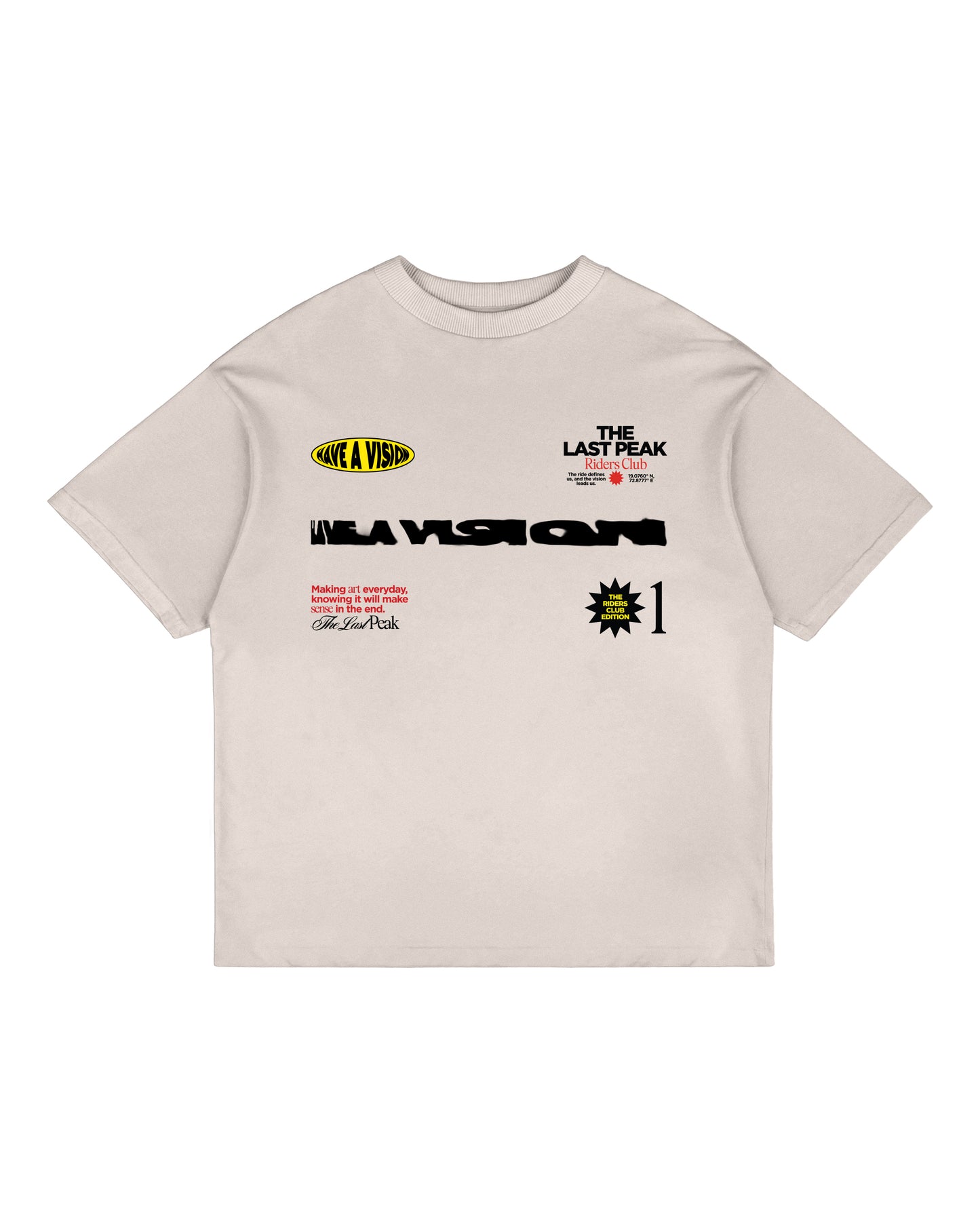 Riders Club Beige T-shirt (Unisex)