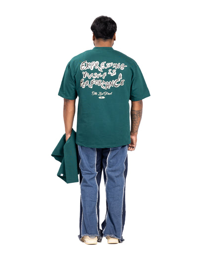 BOTTLE GREEN PERFORMANCE T-SHIRT (Unisex)