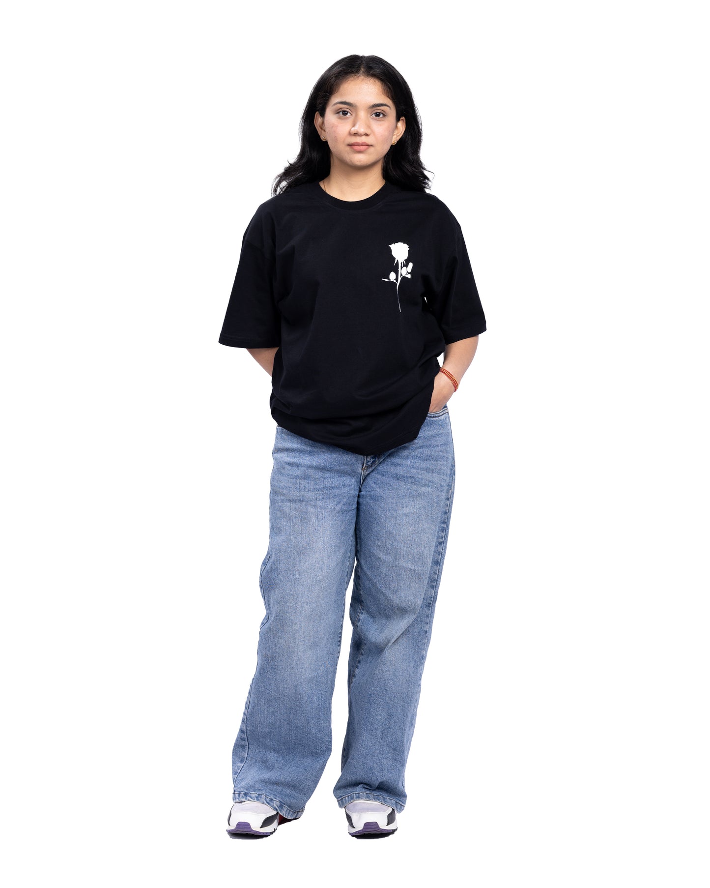 BLACK ROSE T-SHIRT (Unisex)