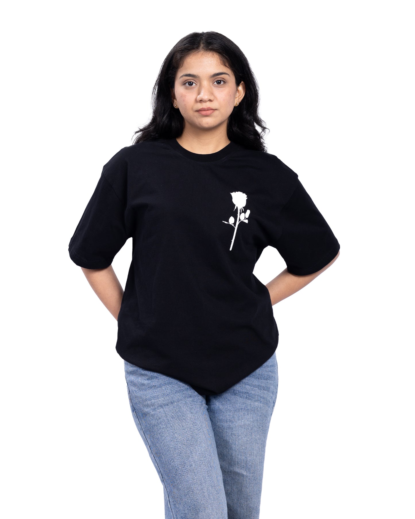 BLACK ROSE T-SHIRT (Unisex)